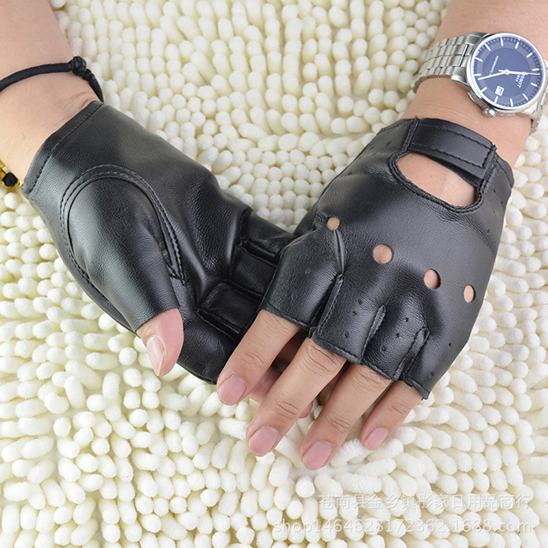 Leather Gloves Black Fingerles – обзор и цена Driving Gloves Leather