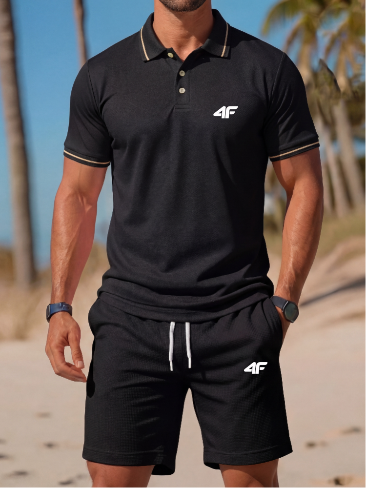 High end fashion printed polo  – обзор и цена Men'S Fashion Polo Shirt
