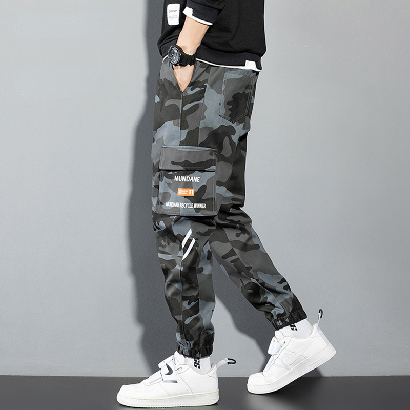 Orange Cargo Pants Men Hip Hop – обзор и цена Mens Fashion Camo Pants