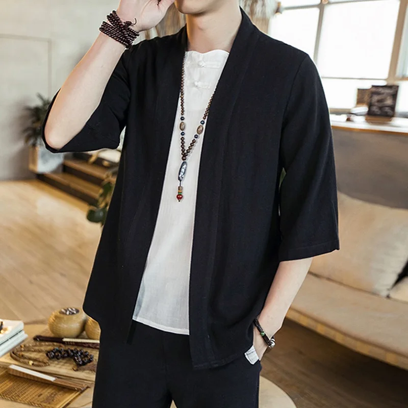 Japanese Kimono Men Cardigan S – обзор и цена Mens Fashion Jumpers