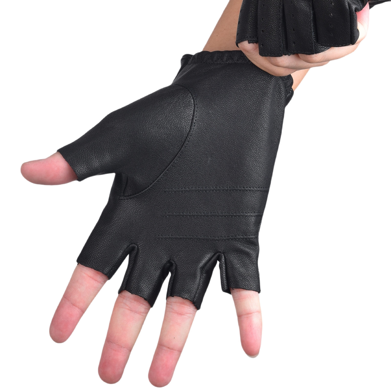 Mens Fingerless Gloves Half Fi – обзор и цена Driving Gloves Leather