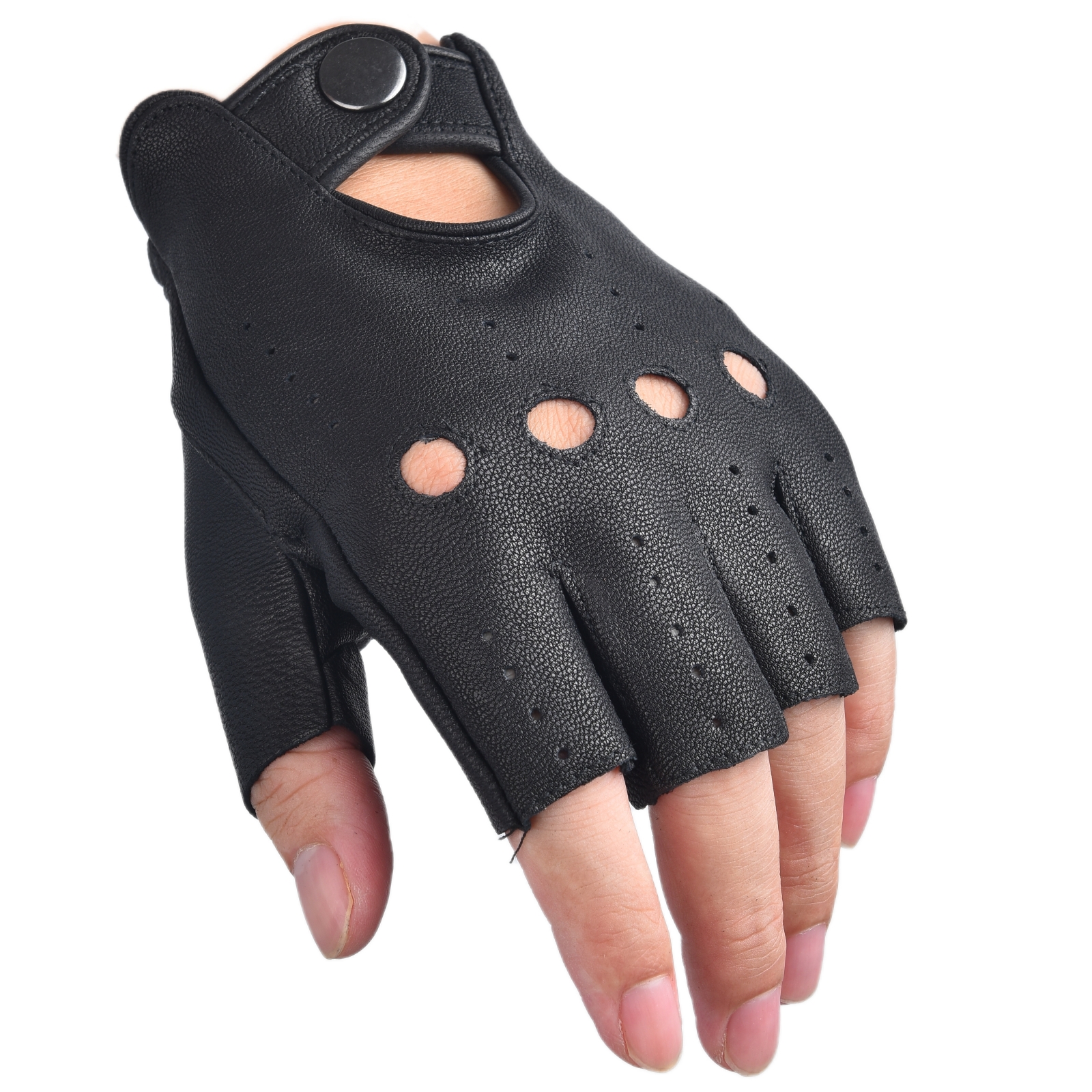 Mens Fingerless Gloves Half Fi – обзор и цена Driving Gloves Leather